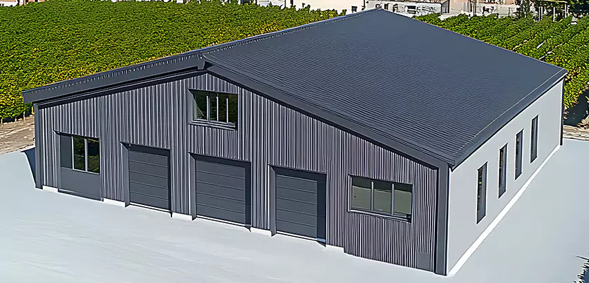 Corrugated Garage Roof Repair in Lake Stevens